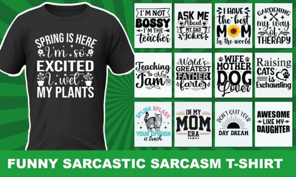 Funny Sarcastic Sarcasm T-Shirt Graphics