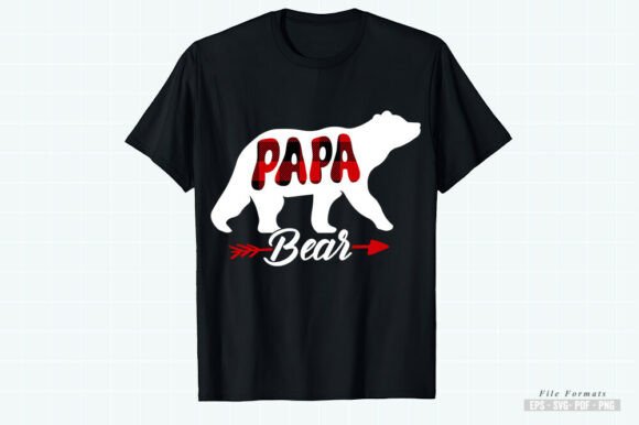 Papa Bear Fatherβs Day Graphics and Print Templates