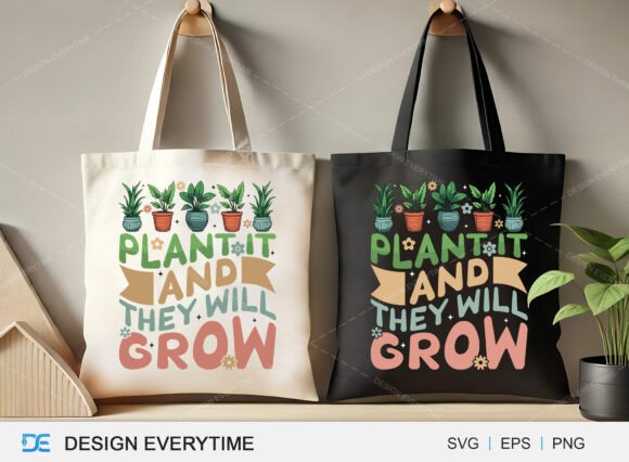 Plant It and They Will Grow Groovy Style Graphics