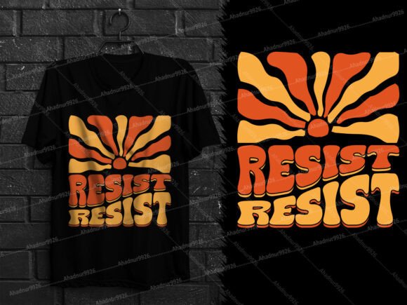 Resist Penguin Activism T-Shirt Design Graphics