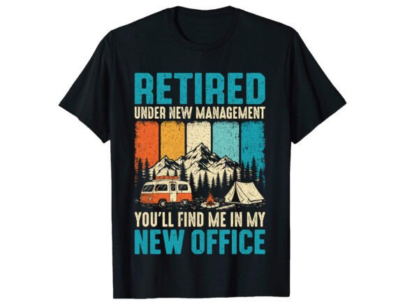 Retired Under New T-Shirt PNG SVG