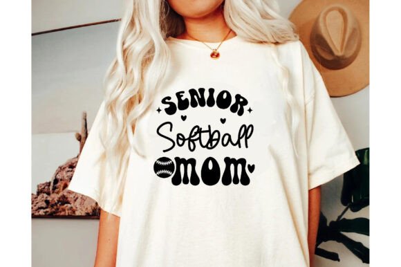 Senior Softball Mom Graphics for T-Shirt Designs