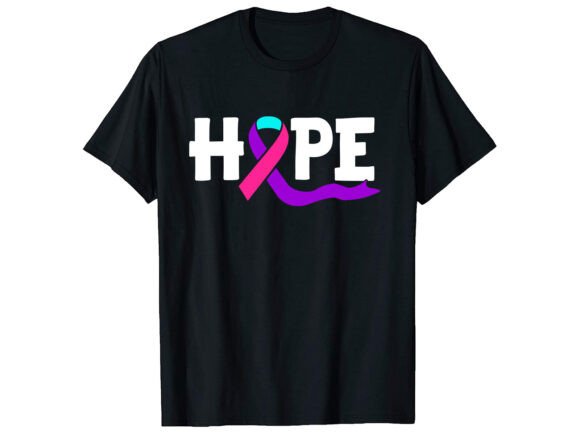 Thyroid Cancer Fight Awareness T-Shirt Graphics